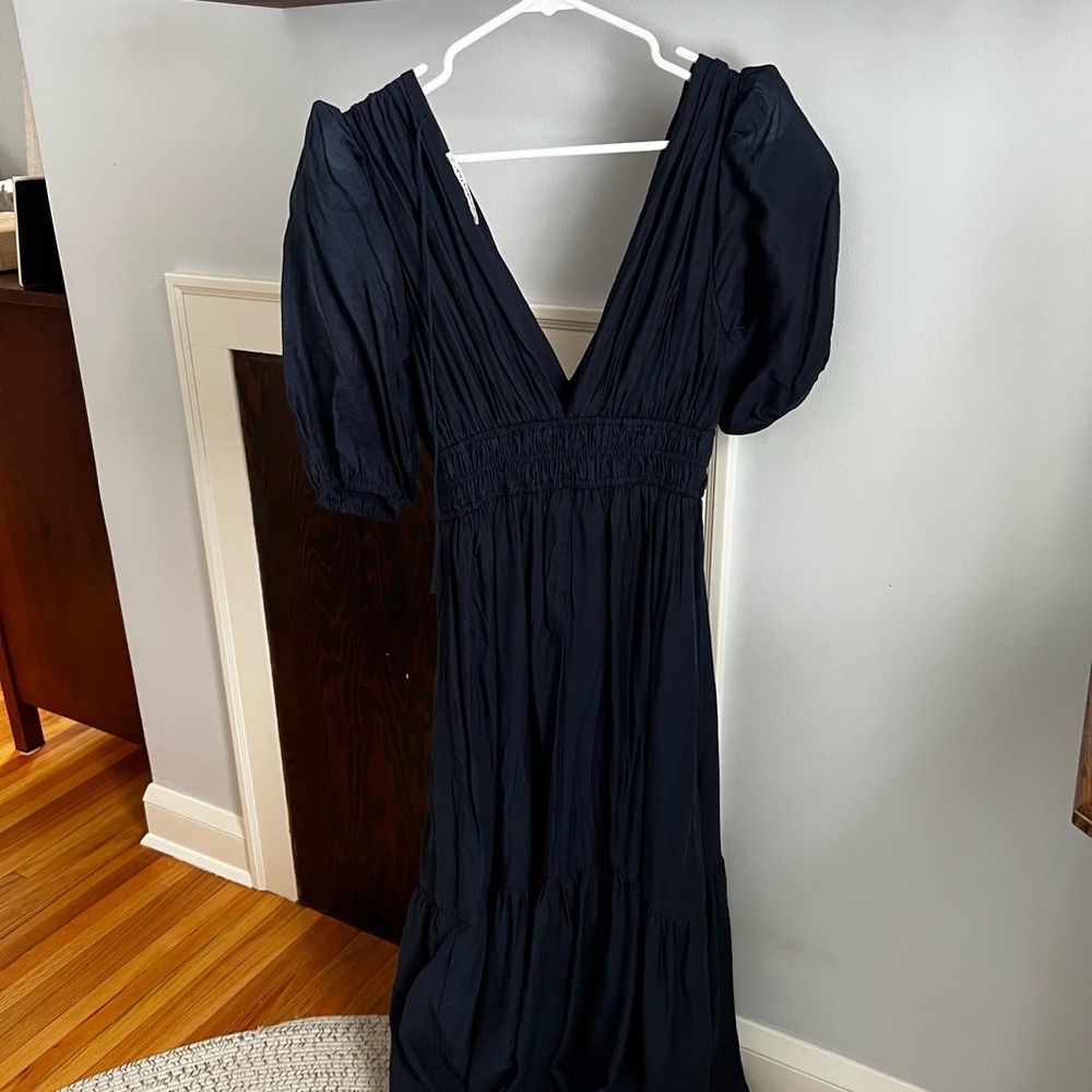 Floaty Plunge Midi Dress size S - Picture 5 of 6